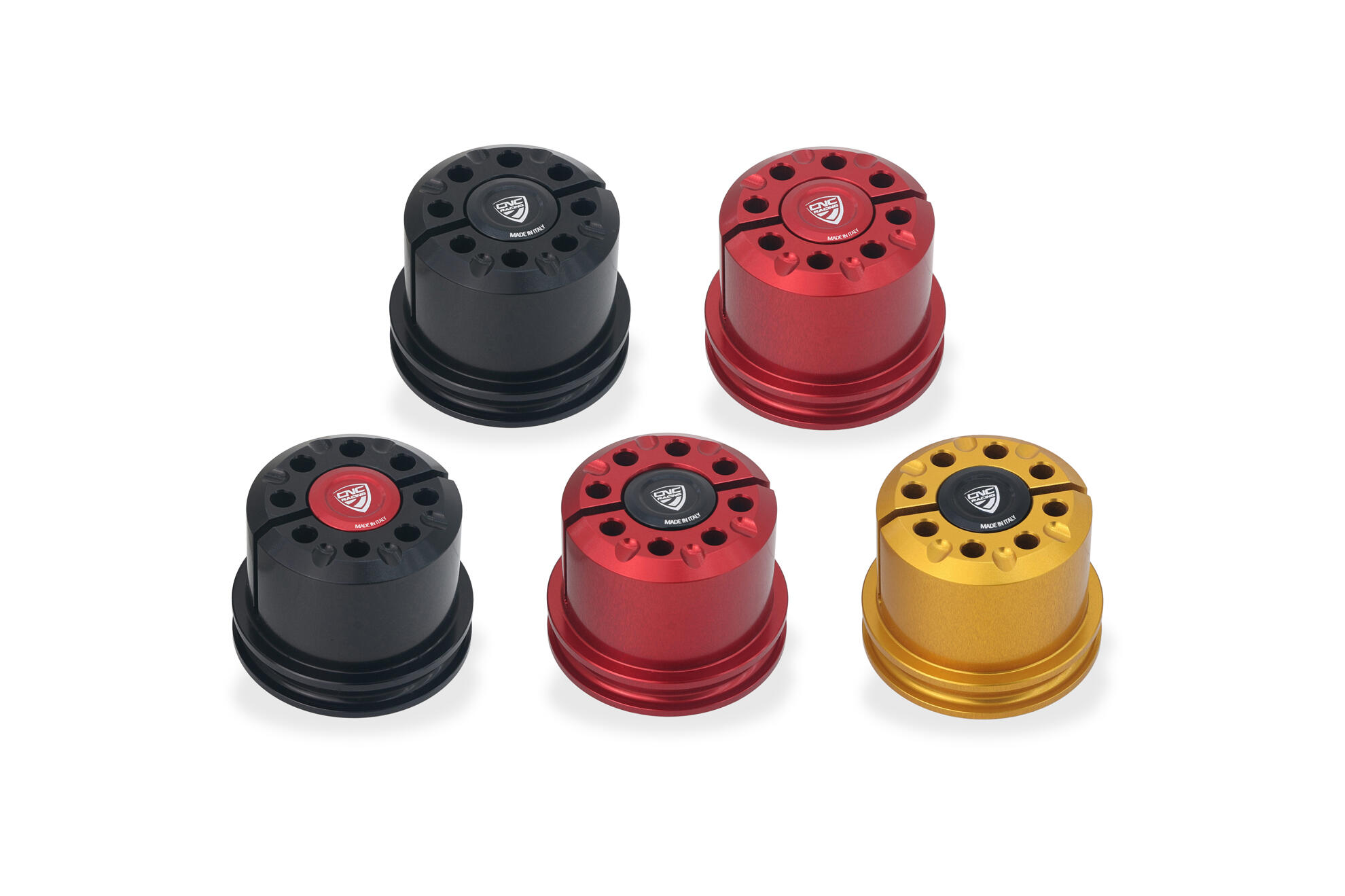 CNC Racing Bi-Color Steering Head Nut the Ducati Panigale / Streetfighter V4 (2025+) CNC Racing Bi-Color Steering Head Nut the Ducati Panigale / Streetfighter V4 (2025+)